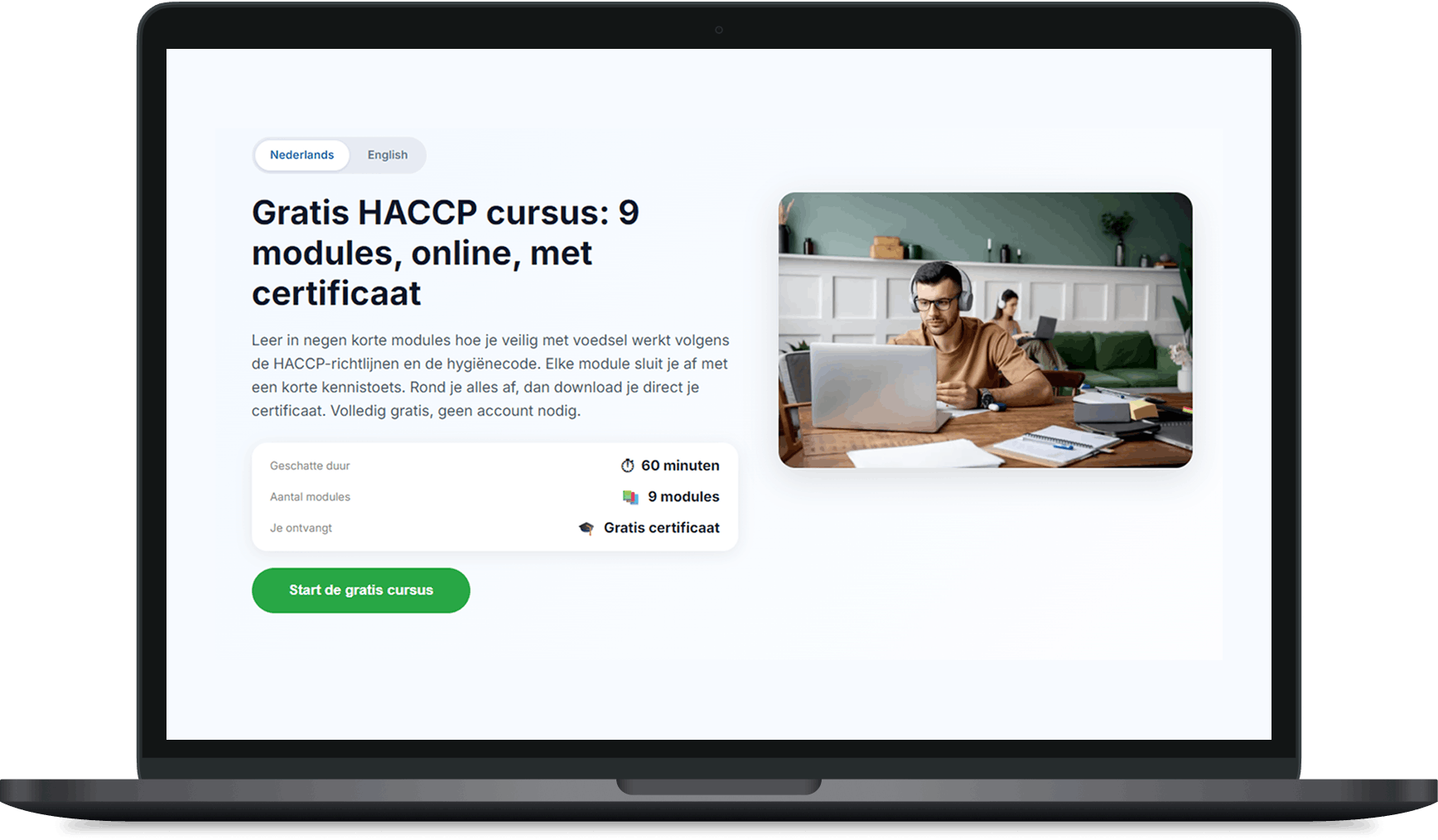 Horeca Certificaat impressie